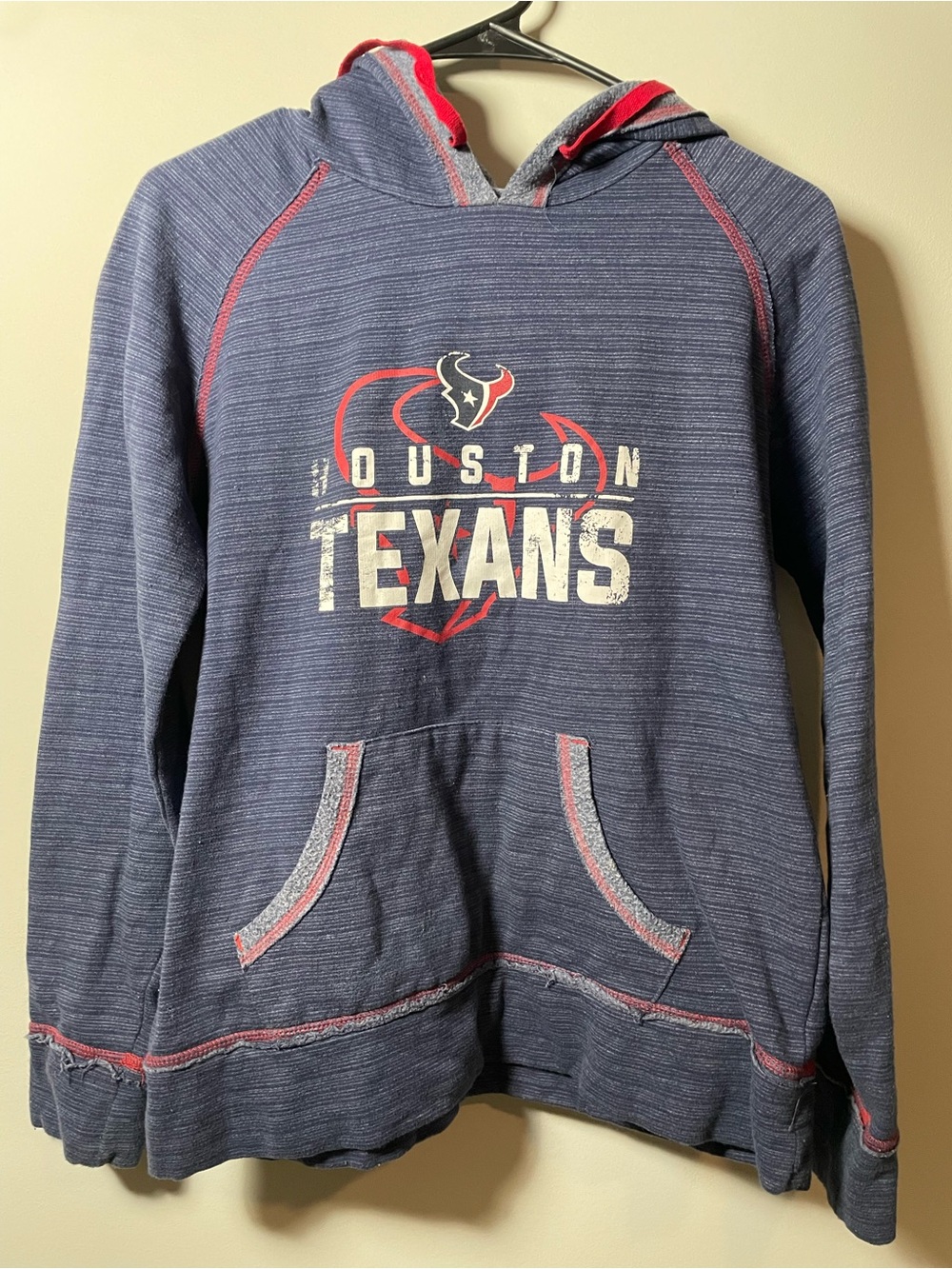 Houston Texans Navy Women's size M NFL Team Pullover Hoodie Sweater